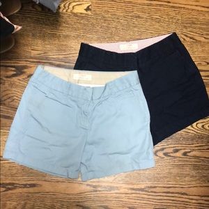 J.Crew Factory Set of Chino Shorts